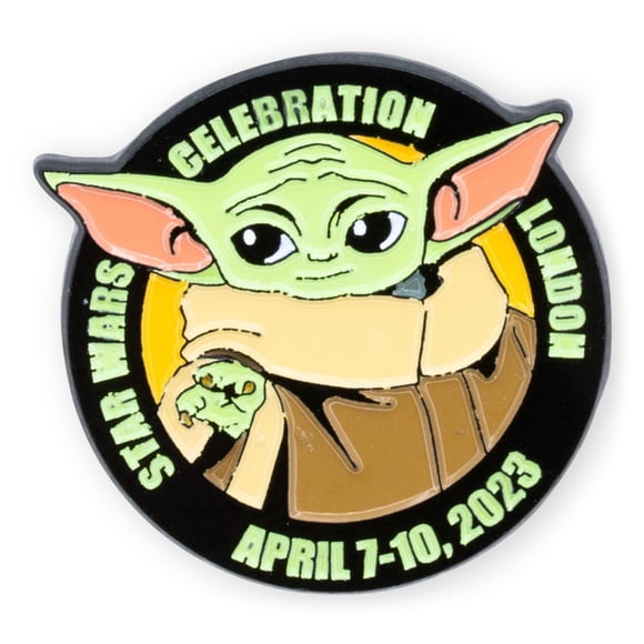 Star Wars: The Mandalorian Grogu Esmalte Pin Swc 2023 Exclusivo