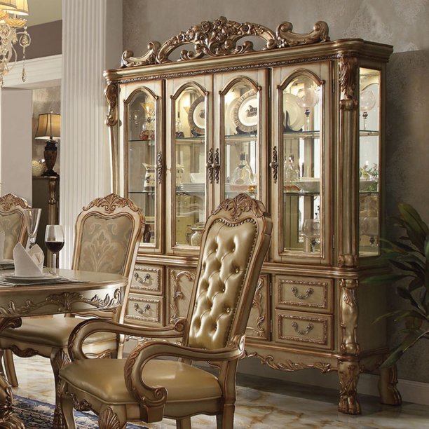Acme Furniture Dresden China Cabinet Walmart Com Walmart Com
