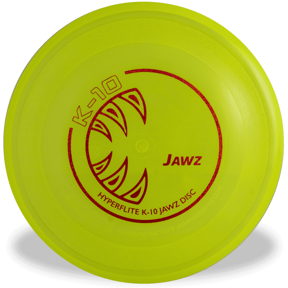 Hyperflite K-10 Jawz Puncture Resistant Dog Flying Disc, 8.75-inch, for Medium to Large Dogs