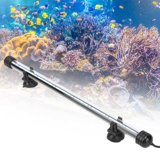 LED Aquarium Light, White And Blue LED Light Bar Stick 4H /8H /12H Timing Amphibious For Fish For Pool For Aquarium