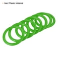 thumbnail image 4 of Uxcell 4cm Plastic Carnival Ringtoss Rings Hoop Party Favor Game, Green 12 Pack, 4 of 5