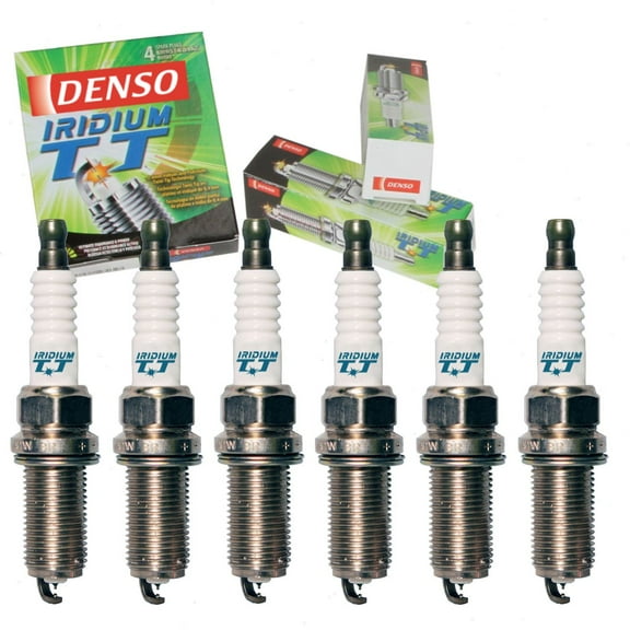 6 pc DENSO Iridium TT Spark Plugs compatible with Lexus RX350 3.5L V6 2007-2015
