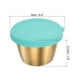 thumbnail image 2 of Contenedor de aderezo para ensaladas Uxcell de 3 piezas, 2.4 oz, tazas de condimento a prueba de fugas para picnic y viaje, azul cielo, 2 of 6