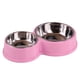 thumbnail image 1 of Laklulu Pet Cuenco para Perros de Acero Inoxidable, Suministros para Mascotas, Cuenco para Comida para Gatos, Cuenco para Mascotas, Cuenco Doble con Calabaza, 1 of 5