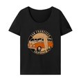 thumbnail image 1 of Camiseta para mujer, ropa deportiva de verano para mujer, camisetas de verano de ajuste Regular para oficina en la playa XL, 1 of 7