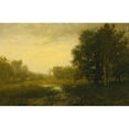 thumbnail image 3 of Alexander Helwig Wyant 24x17 Black Modern Framed Museum Art Print Titled - A Summer Day, 3 of 5