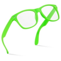 Kids Nerd Costume Clear Lens Non-Prescription Fake Glasses for Children Boys Girls Age 3-10