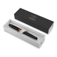 thumbnail image 4 of Pluma Rollerball Parker Vibrant Rings Naranja Con Negro Parker Unisex, 4 of 5