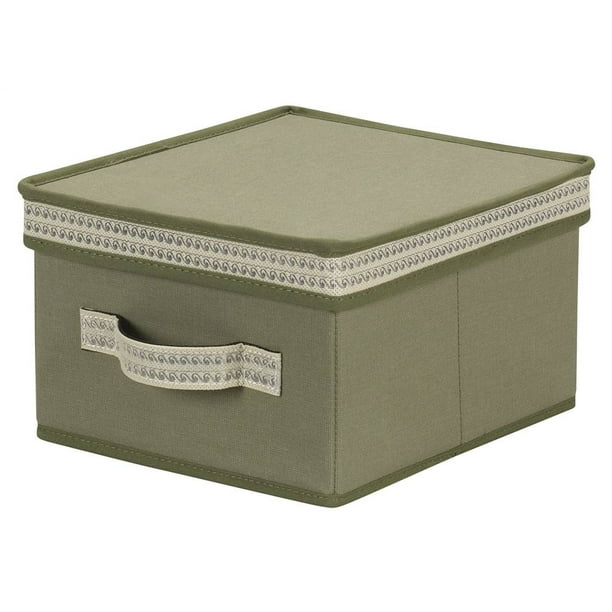 Medium Storage Box in Olive Green
