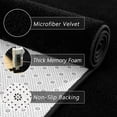 thumbnail image 4 of Arogan Soft Low Pile Rug Modern Area Rugs for Bedroom Living Room,Suitable for Boys Girls Teenagers and Adults with Super Soft Touch ,Black , 7' x 10', 4 of 8