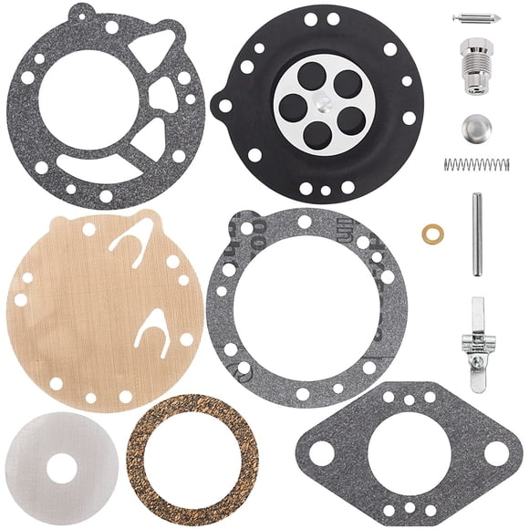 QAZAKY Kit de Réparation de Joint de Diaphragme de Carburateur pour Zama RB-42 08 08S 070 090 TS350 TS360 AVS LA-S6 S7 S8 S9 S6A