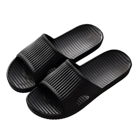 Slippers for Women,Shower Shoes Women & Men’s Shower Slippers Slides Sandals Pool Slides Slippers Indoor Bathroom Shoes Beach Sandals Summer Shoes,Womens Slippers,Black,250/38