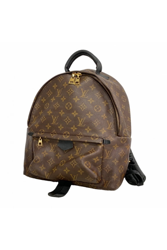 Pre-Owned Louis Vuitton Monogram Palm Springs Backpack MM M41561 Brown/Black Women's...
