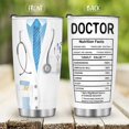 thumbnail image 2 of Mug Tumbler Gifts for Doctor - Doctors Day Gifts for Women Men Md Physicians Week Retirement Medical School Graduation Dr Appreciation Presents 20oz Stainless Steel Thermos Cup, 2 of 6