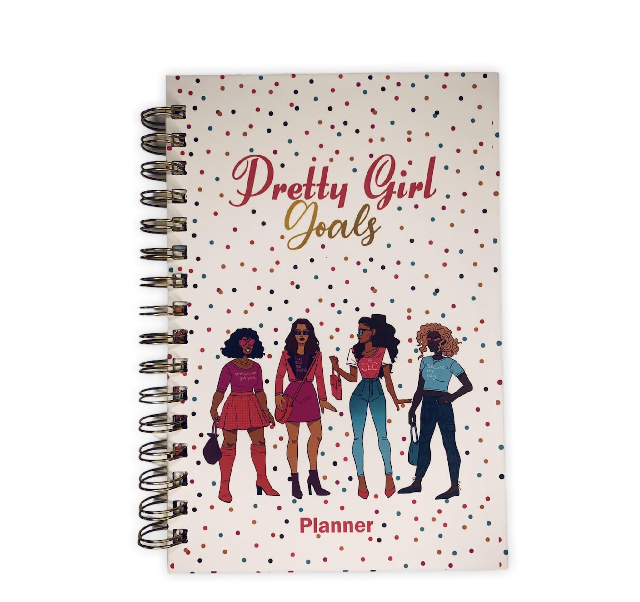 Pretty Girl Goals Undated Budget Planner
