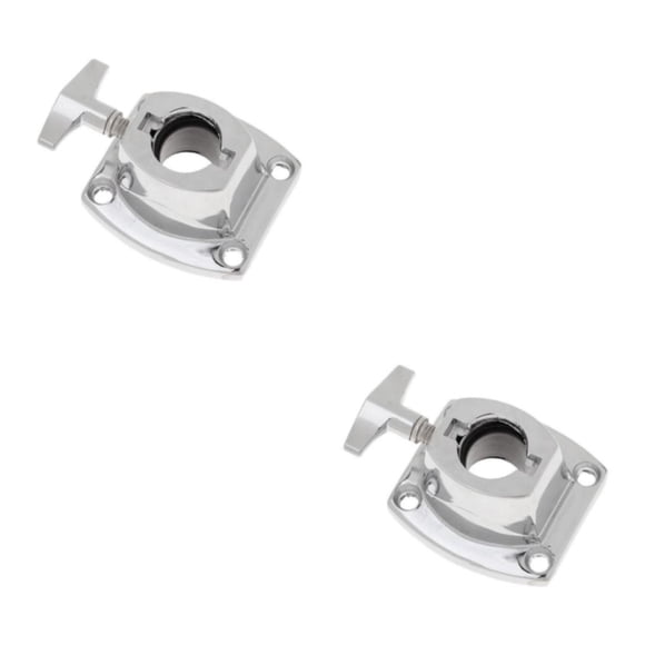 Toystoory Soporte de Placa base Abrazadera de bastidor de Soporte de montaje de tom de para baterista Tipo 1 2piezas