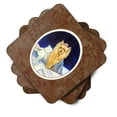 thumbnail image 2 of Carolines Treasures 7221FC Yorkie Foam Coaster Set of 4 3 1/2 x 3 1/2 multicolor, 2 of 3