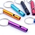 thumbnail image 5 of 12 pcs  Aluminum Alloy Multifunction Whistle Mini Emergency Hiking Camping Survival Whistle（random color）, 5 of 7