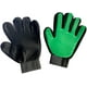 thumbnail image 2 of Guantes de masaje y aseo para perros y gatos, guantes de goma para limpiar el pelo de las mascotas (par verde), 2 of 5