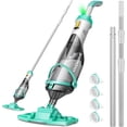 thumbnail image 4 of SPECSTAR Cordless Pool Vacuum with Telescopic & Extension Poles 9.12ft, 18.5 GPM Suction, 60-Min Run Time, Handheld Cleaner Rechargeable with Battery Indicator for Pools/Spas- Green, 4 of 9