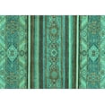 thumbnail image 1 of Ahgly Company Indoor Rectangle Abstract Turquoise Blue Modern Area Rugs, 8' x 10', 1 of 4