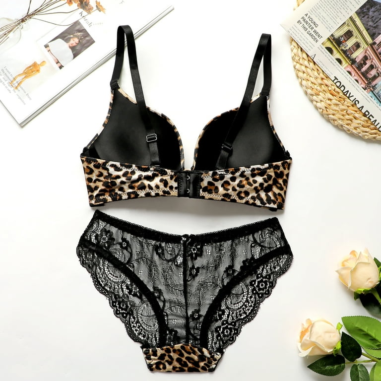 VALERIA Women Leopard Print Nylon Underwear ST120 | Oushang Import Inc