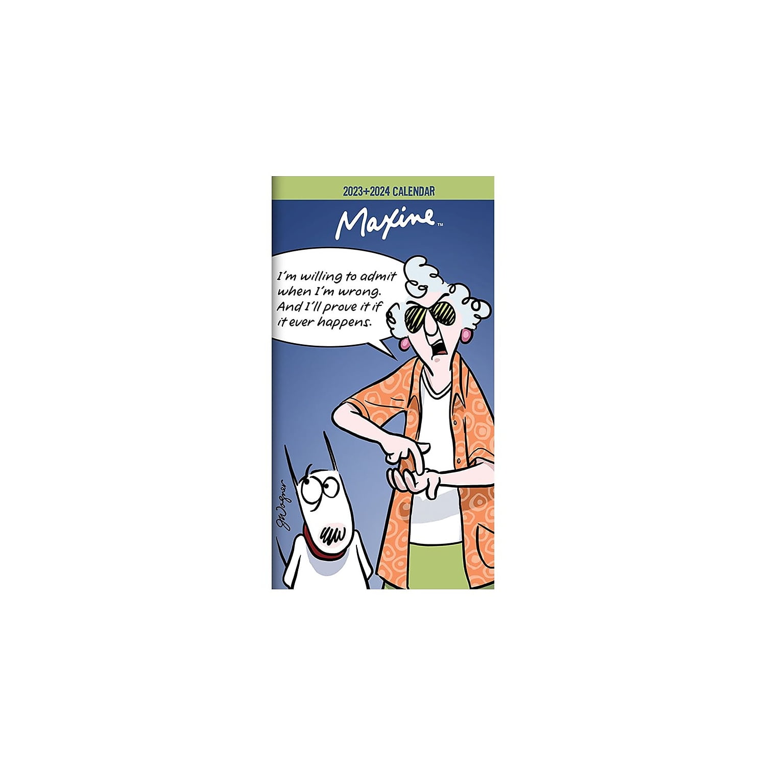 2023-2024 TF Publishing Maxine 3.5'' x 6.5'' Monthly Planner Multicolor (PKT-23-7028)