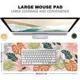 thumbnail image 2 of Boho Tropical Leaves and Floral Gaming Mouse Pad Large Mouse Mat XL Desk Mat Extended Mouse Mat Non-Slip Laptop Computer Keyboard Mouse Pad for Office & Home 31.5x11.8 Inch, 2 of 6