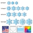 thumbnail image 3 of VictoryStore Snowflake Magnets Garage Door Decorations Set, Indoor or Outdoor Winter Magnets, 16 Pieces 19596, 3 of 6