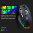 thumbnail image 4 of Adjustable Dm502 Wired Gaming Mouse Csgo/lol/cf Programming Mouse Sports Silent Luminous Mouse Laptops Notebook Accessories black, 4 of 5