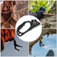 thumbnail image 3 of Durable Lightweight Left Hand Climbing Rope Clamp Great Grip, Solid Stainless Steel Cam For Outdoor Mountaineering and Rappelling Gear, 3 of 8