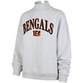 thumbnail image 2 of Women's '47 Heather Gray Cincinnati Bengals Vantage Mock Neck Pullover Sweatshirt, 2 of 3