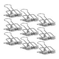 thumbnail image 2 of Pinzas para papel, 80 piezas, pinzas para carpetas, pinzas huecas de metal, pinzas para carpetas pequeñas, diseño elevado, 2 of 12