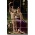thumbnail image 1 of Ceramic Tile Mural-Guillaume Seignac Angels Shower Tile Mural 9. 36" w x 60" h using (15) 12 x 12 ceramic tiles, 1 of 3