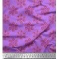 thumbnail image 1 of Soimoi Rayon Fabric Leaves & Floral Paisley Print Sewing Fabric Yard 42 Inch Wide, 1 of 3