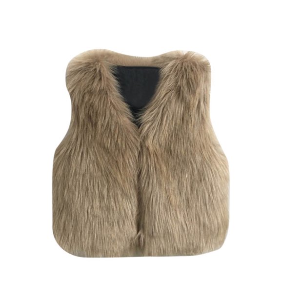 Winter jacket for Kids Toddler Kids Baby Girl Winter Warm Clothes Faux Waistcoat Thick Outwear Fall Winter Outerwear 140/