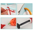 thumbnail image 4 of Kids Basketball Set Cute Cartoon Adjustable Hanging Basketball Hoop Set for Home, 4 of 10