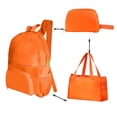 thumbnail image 4 of MMJ Travel Backpack 3 in 1 Packable Tote Bag Foldable Compact Waterproof Lightweight for Commute Hiking Camping, 4 of 9