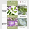 thumbnail image 3 of Guirnalda artificial de flores de glicina ZINHO, 60 ramas, color morado, 3 of 7