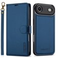 thumbnail image 4 of LC.IMEEKE Case for iPhone Air 6.5 inch, 2 in1 Multifunctional Detachable Wallet Phone Case for Men Women with RFID Blocking Wrist Strap Shockproof Protective Case,Blue,For iPhone Air, 4 of 11