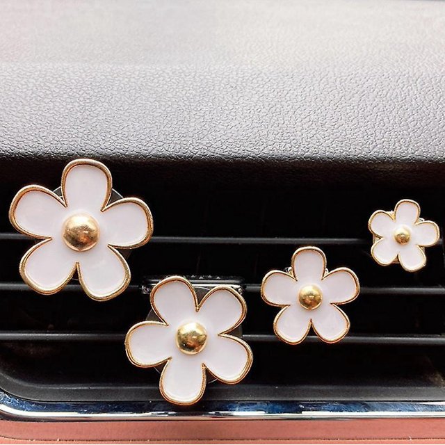 Decoración De La Grille D'aration Intrieure, Set De 2 X 8 Clips Motif Marguerite/animal Qui Mettent Un Parfum Agrable