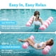 thumbnail image 4 of Flotador de Piscina Tipo Tira Sloosh 122x80 cm Inflable con Malla Rosada, 4 of 8