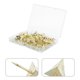 thumbnail image 1 of FESTFENDS 100Ud Pisapapeles Triangulares Dorados Para Oficina Con Seguro En Tableros, 1 of 6