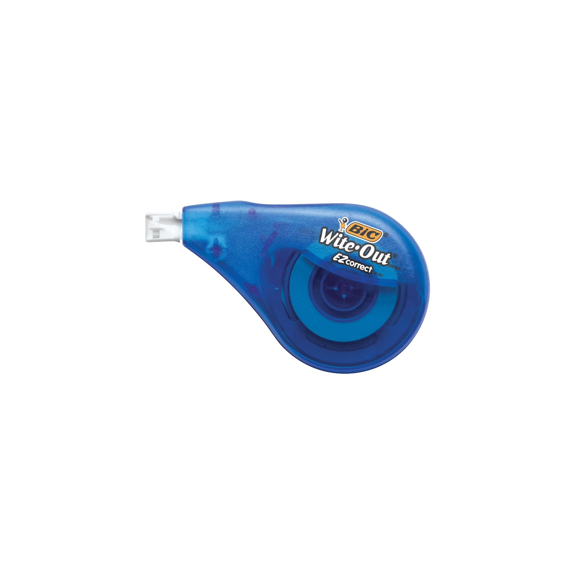 BIC Wite-Out EZ Correct Bande Correctrice, Blanc, Pas de Temps de Séchage, Bande Résistante aux Déchirures, 1-Paquet