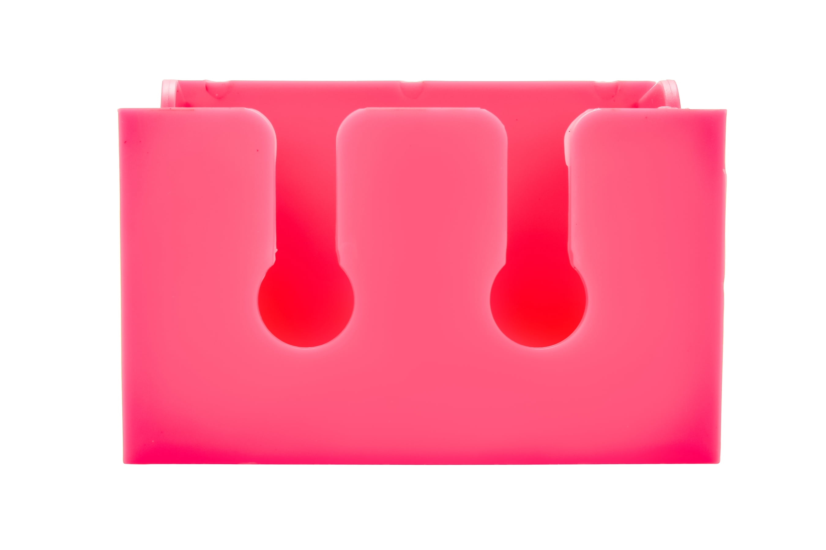 Camco Pop-A-Toothbrush | Designed to Protect and Store Toothbrushes, Vented for Quick Drying, and Features Double-Sided Tape | Pink (57205)