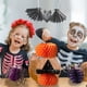 thumbnail image 1 of Adornos de Halloween para películas de terror - Pack de 5 decoraciones colgantes de papel 3D para árbol • Decoración de murciélagos, arañas y calabazas, 1 of 9