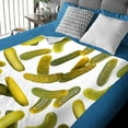 thumbnail image 5 of Yibo Pickle Blanket and Throw Cucumber Funny Food Blanket for Women Men Kids Adults Cozy Flannel Bed Blanket Home Couch Dorm Sofa Kids Size, 5 of 7