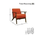 thumbnail image 5 of OakvillePark Doran Lounge Chair, Orange, 5 of 6