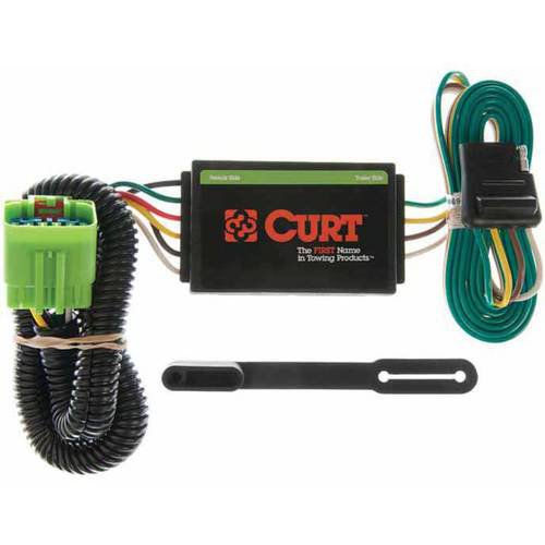 CURT 55369 VehicleSide Custom 4Pin Trailer Wiring Harness, Select