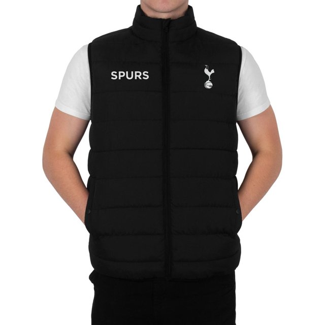 Tottenham Hotspur FC Mens Quilted Padded Gilet